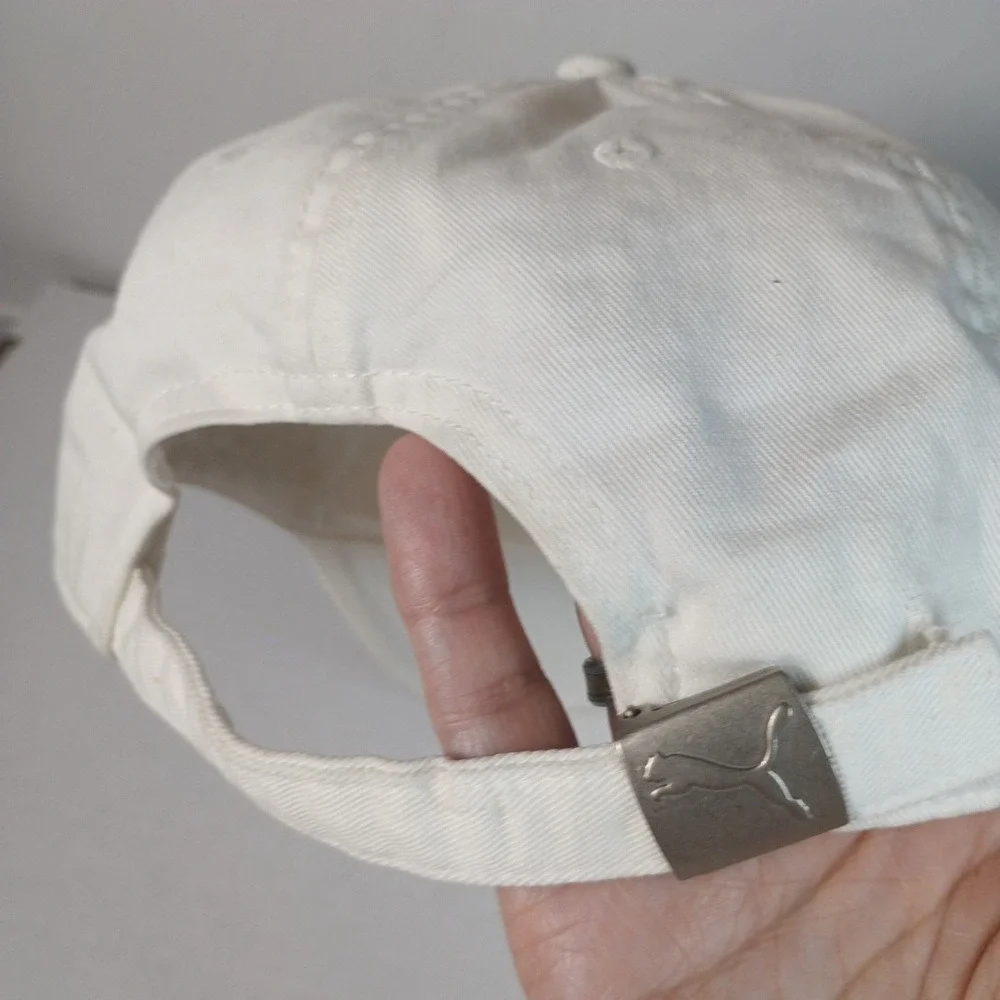 Puma White Cap Adult Adjustable Hat